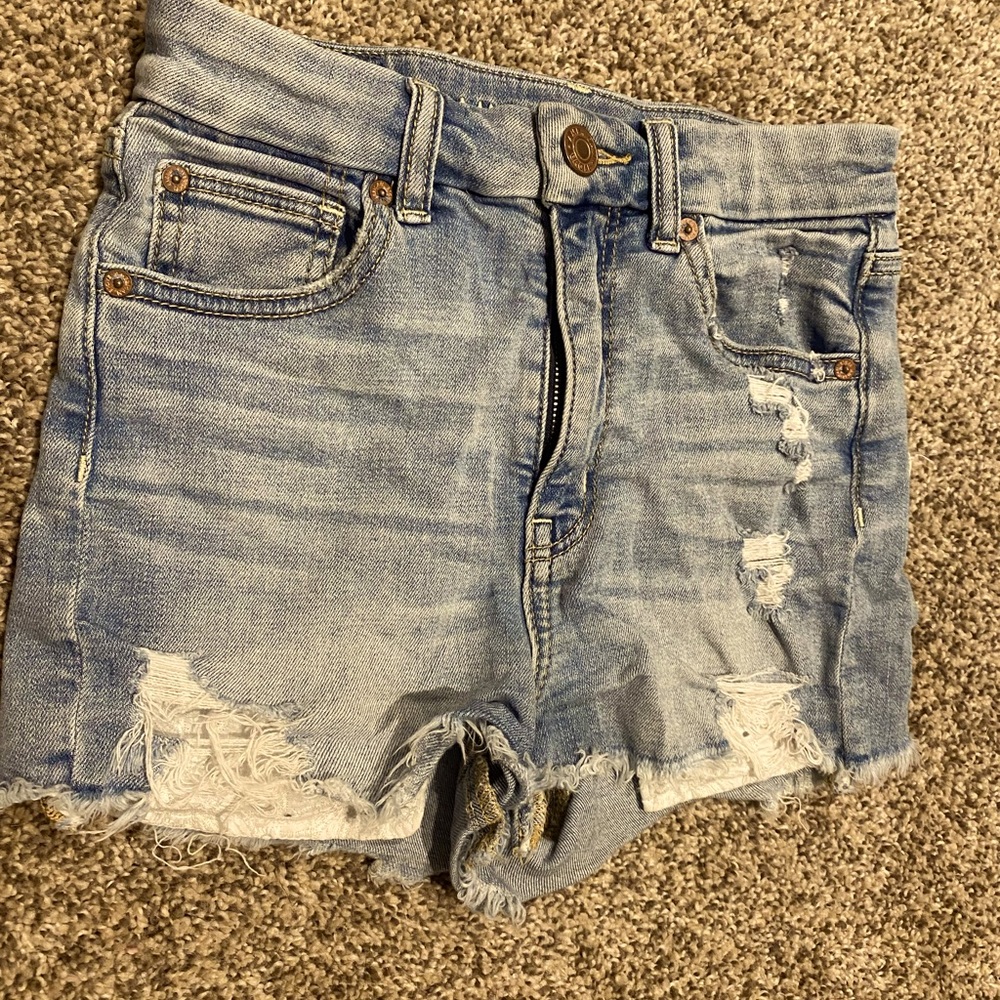 American Eagle Distressed Jean Shorts